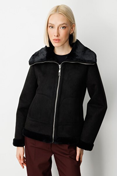 Ekol Plush Inside Chamois Coat 8005-26K Black