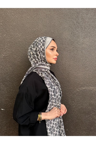 sem oyuncak شال فاخر بنمط C من القطن والكشمير والحرير للفصول الأربعة مزدوج ال...