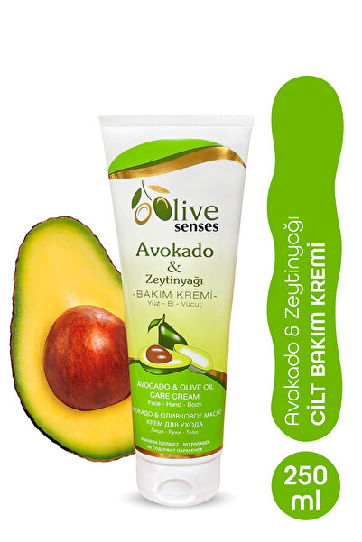 Olive Senses Avokado & Zeytinyağı Cilt Bakım Kremi