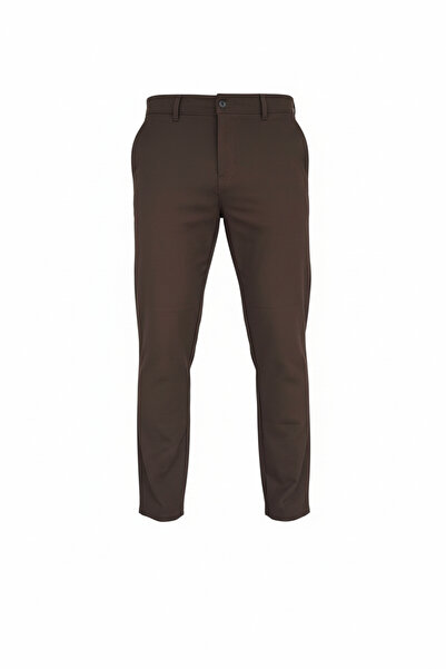 hello7 Men's Slim Fit Straight Cut Cotton Chino Trousers