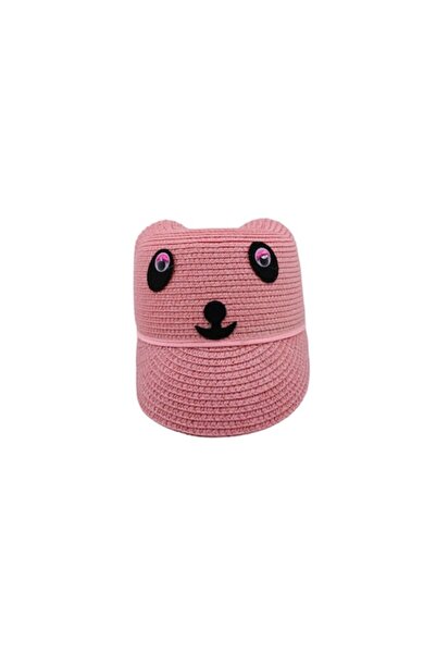 Doty Pălărie de vară pentru copii cu design de desene animate, hârtie de paie...