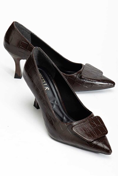 CHICELLA Madri Croc Bow Дамски обувки с висок ток