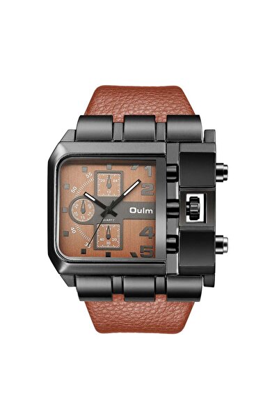 Oulm Men's Watch Quartz Analogue Mechanism Fashion Style