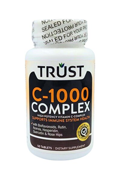 Trust High Vitamin C-1000 Complex with Bioflavonoids and Rose Hips Support Immune System 50
