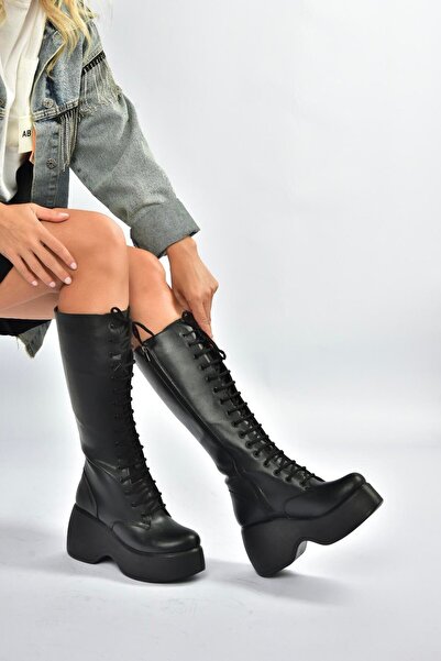 Fox Shoes V965307009 Γυναικείες μπότες με μαύρη σόλα