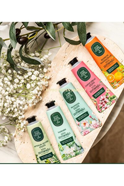 Eyüp Sabri Tuncer 5 Types of Natural Olive Oil Hand and Body Creams 50 Ml, (H...
