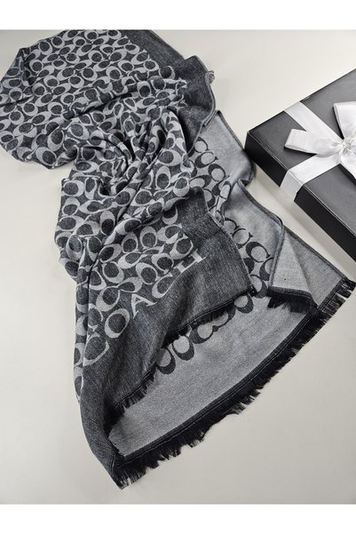 sem oyuncak Luxury Shawl C Pattern Cotton Cashmere Silk Shawl 4 Seasons Double-Sided 75 X 200 cm