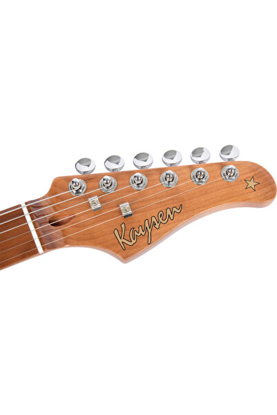 Kaysen KST-650 MBL Modern Strat Elektro Gitar | HSS Alnico V Manyetik