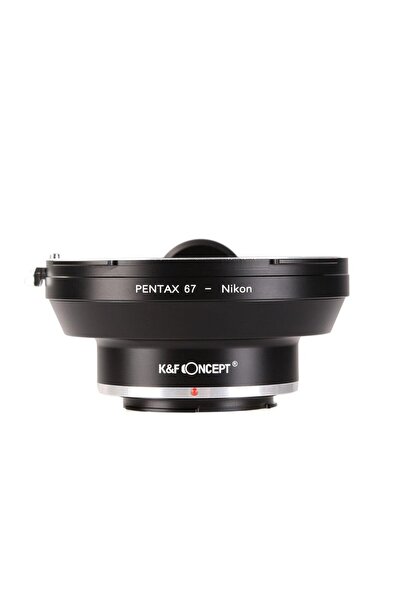 K&F CONCEPT Adaptor montură Pentax 67-Nikon de la Pentax 67 la Nikon cu adaptor trepied KF06.064