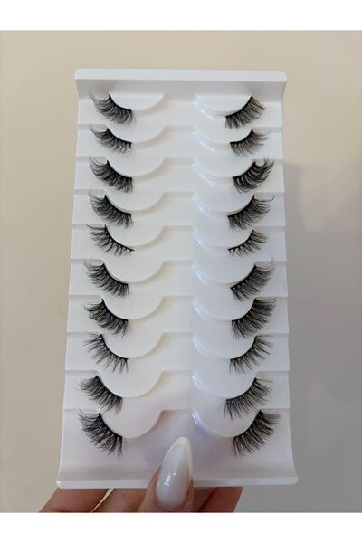 hulyabeauty TAKMA KİRPİK 10LU