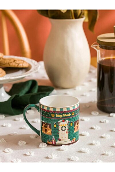 LC Waikiki New Year Themed Porcelain Mug 320 ml (W5)