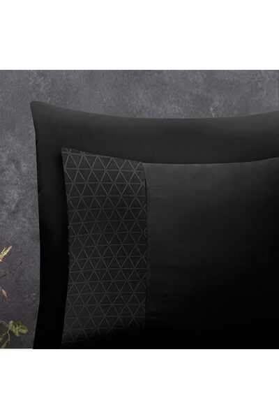 Sleeptime Premium bed linen set - OEKO-TEX® Standard 100, Black, Microfiber, 140 x 220 cm, Origin Netherlands