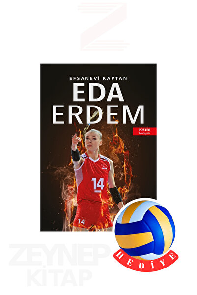 peta kitap Eda Erdem - Efsanevi Kaptan (Poster ve Voleybol Topu Hediyeli)