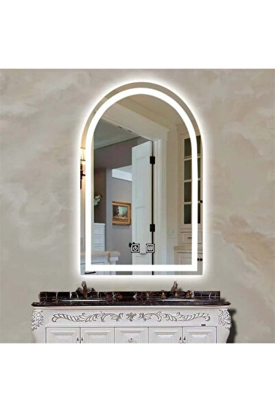 Smack Oglindă LED și tactilă, cu funcție de dezaburire, 50 x 80 cm,