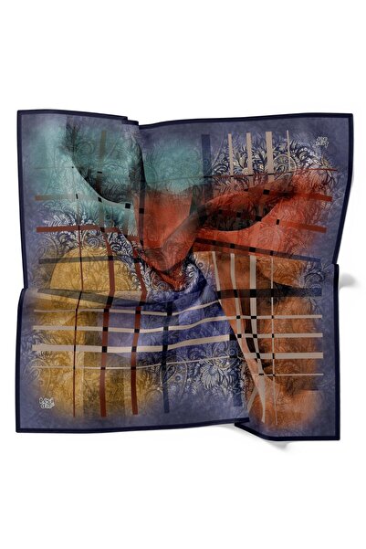 Levidor Етнічний смугастий візерунок, блискучий кришталевий шарф