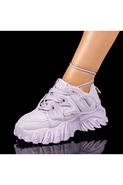 Modlet.ro Women's purple lace-up sports shoes MOD10037