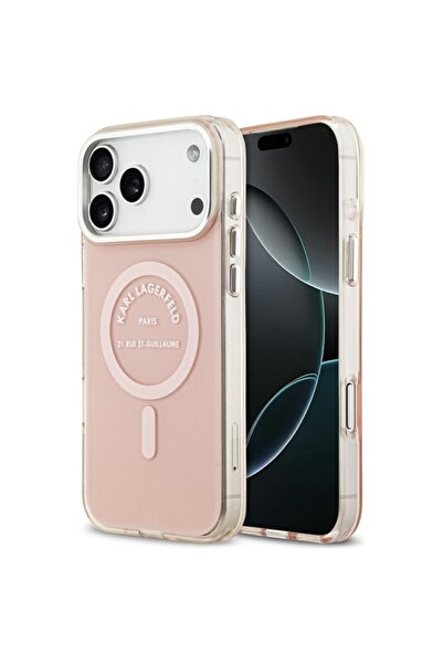 Karl Lagerfeld Carcasă pentru iPhone 17 Pro Max, IML Glitter cu logo-ul K&C H...