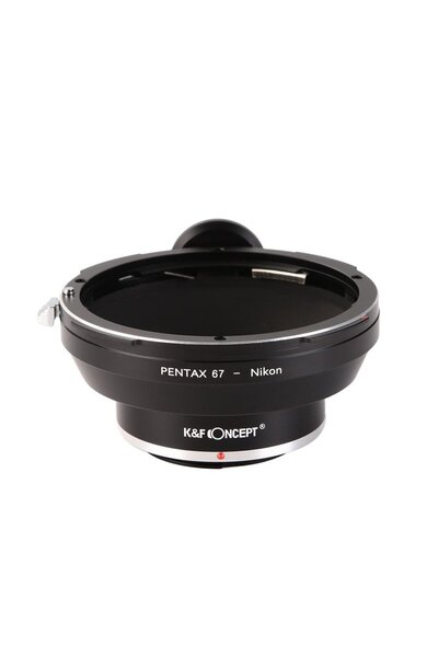 K&F CONCEPT Adaptor montură Pentax 67-Nikon de la Pentax 67 la Nikon cu adapt...