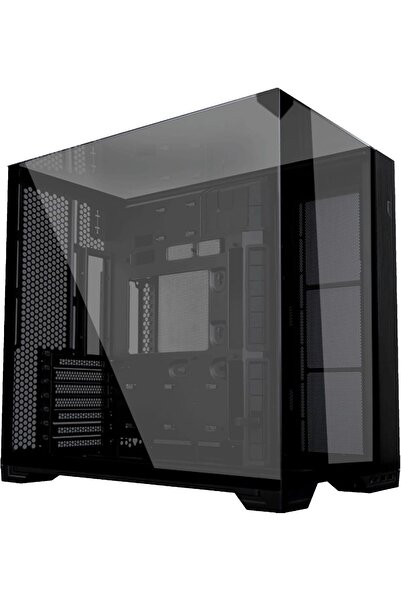 Lian Li O11 Vision Compact Black-Steel-ATX Mid Tower Computer Case-Back Connect Support-O11VPX
