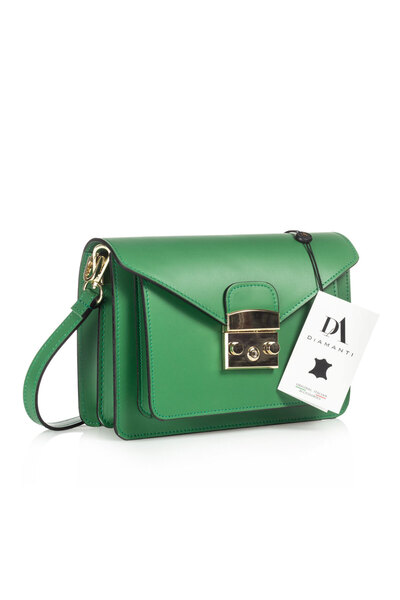 DiAmanti Geanta dama de umar din piele naturala Abra Verde