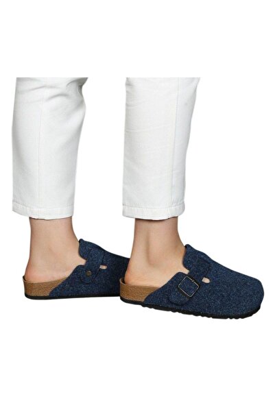 h.t. yıldız ayakkabı & terlik Ithal Unisex Mantar Taban Keçeli Konfor Modeli ...