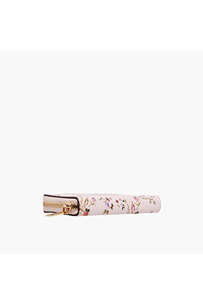 SASHA Floral Print Zip-Around Wallet