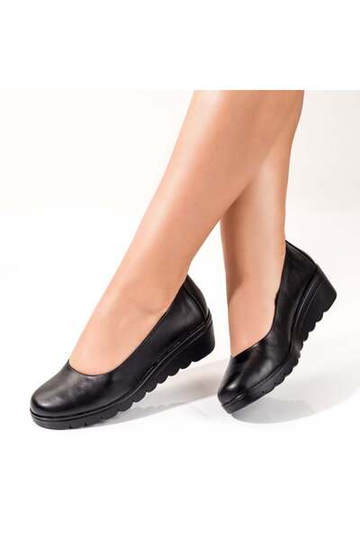 Modlet.ro Γυναικεία μαύρα casual παπούτσια με πλατφόρμα MOD09801