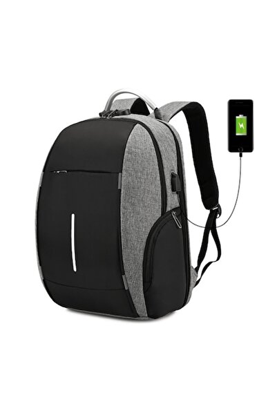 SDLOGAL Laptop Backpack, SDLOGAL, Waterproof, with USB Charging Port, Anti-Theft, Reflective Strip, for 15.6
