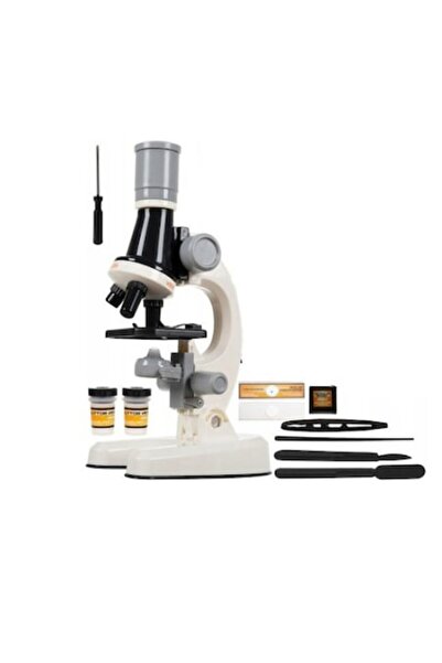 dalimag Set de joacă educațional, microscop și accesorii, măriri 100x, 400x, 1200x