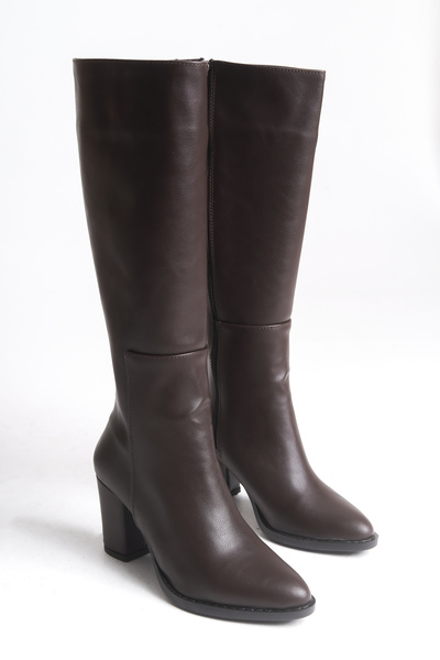 Liza Shoes ROSA Kadın Kalın Topuklu Çizme A032-K400