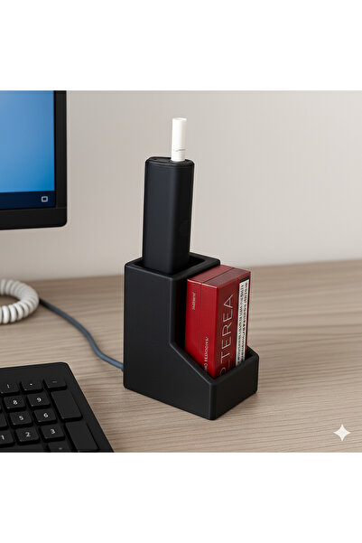 Elektra IQOS Iluma One Şarj Standı & Terea Sticks Saklama Ünitesi Siyah