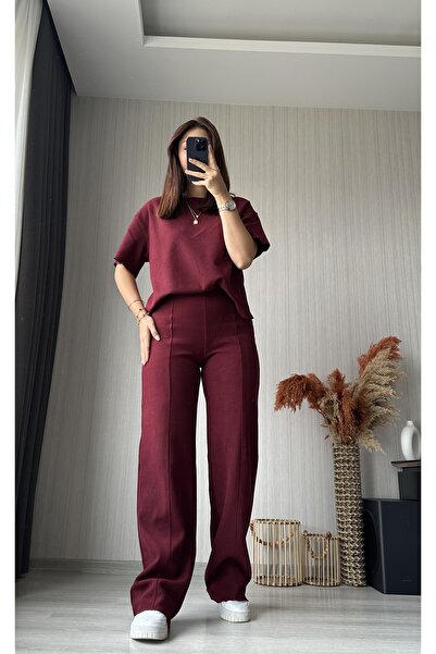 ButikNo35 Burgundy Corduroy Basic Set