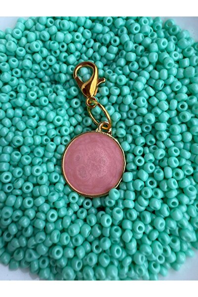 PEMBE KUVARS YUVARLAK AYAKKABI CHARM