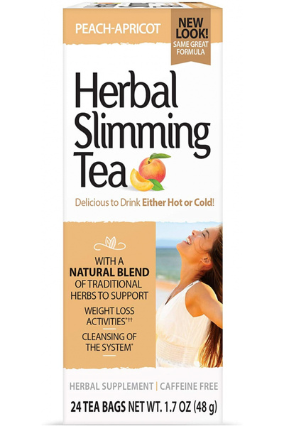 Herbal Slimming Tea, Peach Apricot Flavor