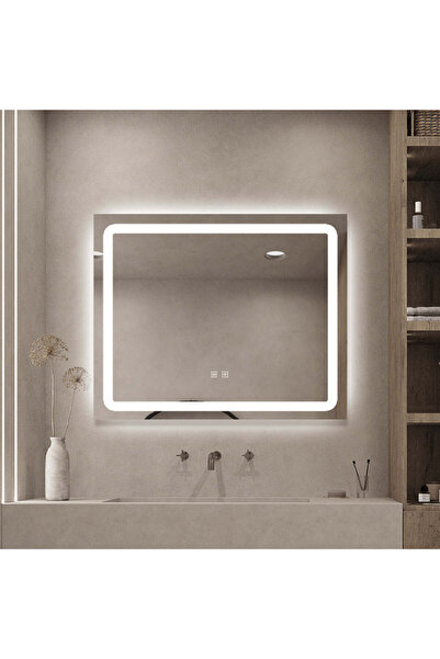 Smack Oglindă LED și tactilă, cu funcție de dezaburire, 80 x 60 cm,