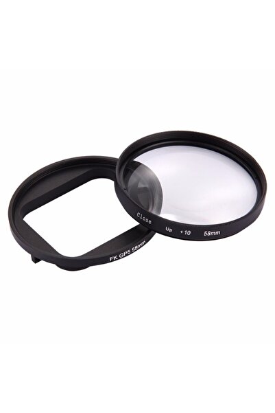 Generic Filtru de prim-plan +10 58mm compatibil GoPro Hero 5 Black GoPro Hero 6 Black Hero 7 GP384