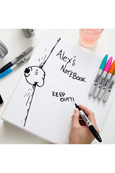 Sharpie Set of 20 Fine Point markers, assorted colors, bullet tip 0.9 F