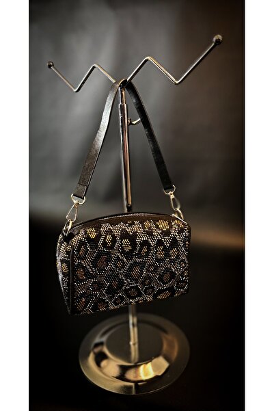 ÇANTA Hill’s Accessory Leopar Taşlı Mini