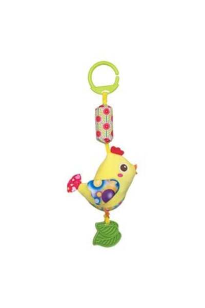 OEM Jucărie de pui suspendată cu accesoriu de dentiție și sunet 35 cm