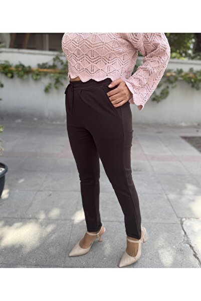 DenizEge Steel Woven Sweatpants Bitter Brown