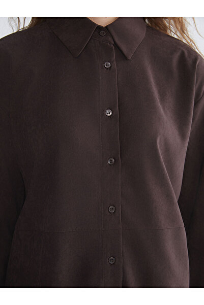 LC Waikiki Good Quality Parts from Celebi Store |   Suede Look Women's Shirt Tunic