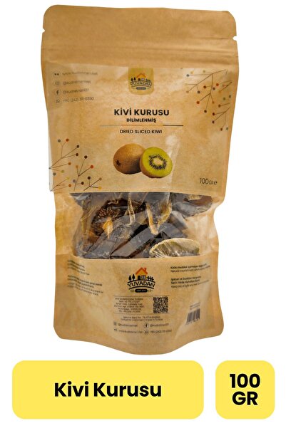 YUVADAN فاكهة الكيوي المجففة - 100 جرام |   وجبة خفيفة خالية من الغلوتين