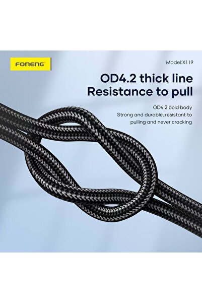 Fibaks 60w 1.2m Güç Göstergeli Type-C Hızlı Şarj Kablosu Samsung Xiaomi Apple iPhone 15 16 17 Plus Pro Max