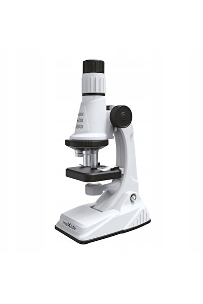 dalimag Microscop pentru copii Maxlife MXMS-100, 3 niveluri de mărire, alb, set complet
