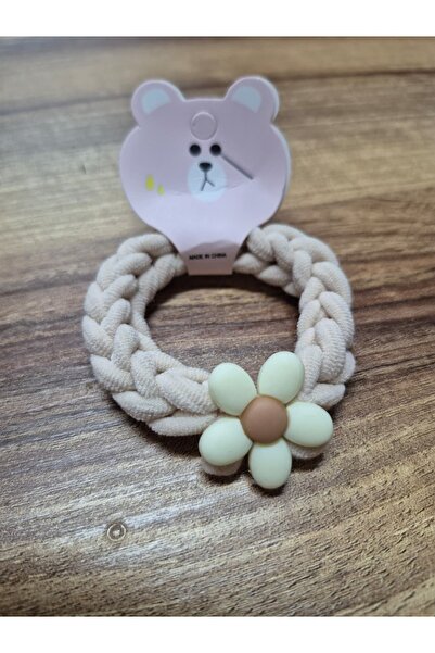 Melkady Aksesuar MelKady 548A - Ластична лента за коса с макраме и флорален м...