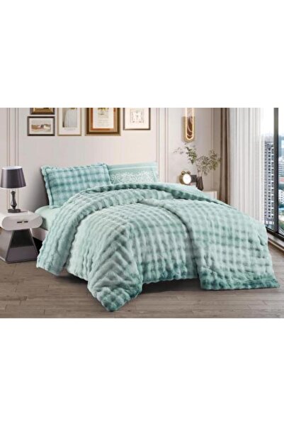 PROMISE Lorenzo King Velvet Fur Bedding Set - 6 Pieces