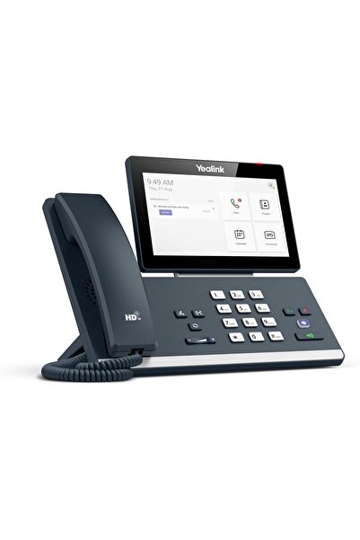 Yealink شبكة MP58 IP Power over Ethernet، هاتف مكتب ذكي للأعمال مزود بصوت عالي الدقة مثالي