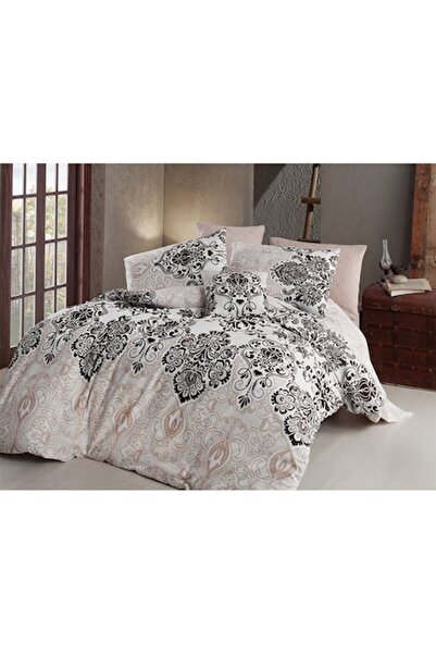 Valentini Bianco Double Bed Linen Set, 100% Cotton, Valentini Bianco, Luxury Brown