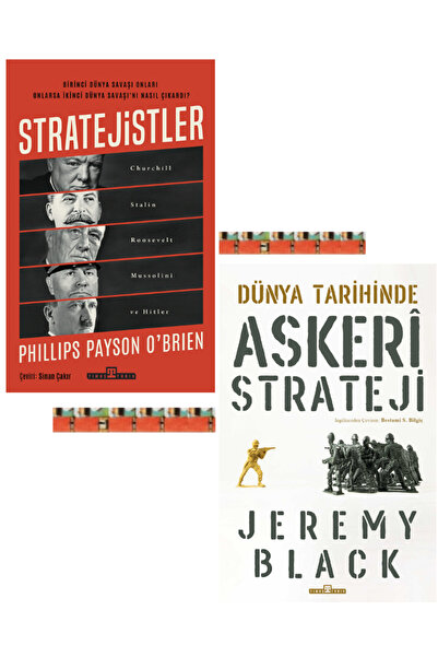 Timaş Yayınları Stratejistler: Churchill,Stalin,Roosevelt,Mussolini ve Hitler- Dünya Tarihinde Askeri Strateji(2KTP)