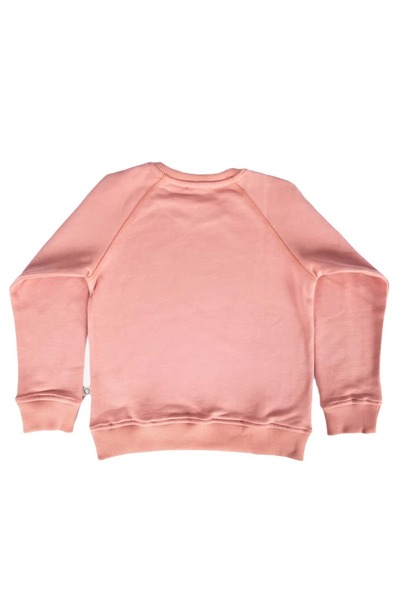 Ozmoz By Mukadder Özden Organic Pink Winter Girls' Sweatshirt